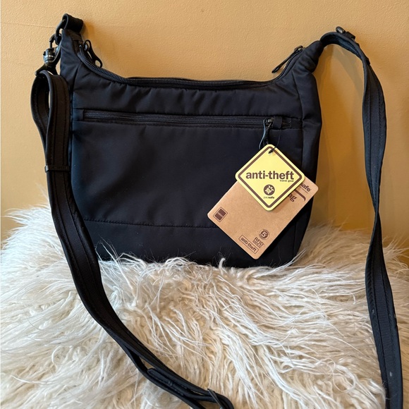 Pacsafe Handbags - Anti-Theft Black Crossbody Bag